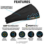 Shop Halo Bandit Pullover Headband (4″ Wide) (Ocean colour) Online in India | United By Cycling