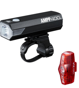 CatEye Lampset AMPP400/VIZ150 (Chargeable)