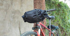 Trek N Ride 10L waterproof bicycle handlebar bag with roll-down closure.