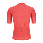 Santini slim fit men’s bike jersey in Granatina color