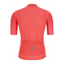 Santini slim fit men’s bike jersey in Granatina color