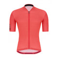Santini Colore Men’s Cycling Jersey Granatina – front view