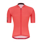 Santini Colore Men’s Cycling Jersey Granatina – front view