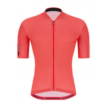 Santini Colore Men’s Cycling Jersey Granatina – front view