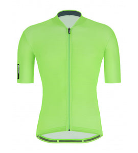 Santini Colore Mens Jersey (Fluorescent Green)