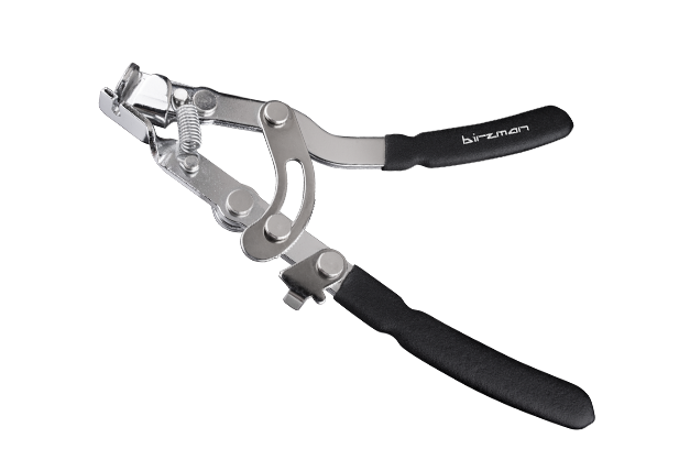 Birzman Cable Pliers with an integrated thumb lock, designed for single-handed operation.

