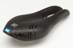 ISM PL 1.0 black bike saddle, designed to eliminate pressure, numbness, and soft tissue discomfort. Ideal for a healthier, more enjoyable ride on high-performance bicycles.

