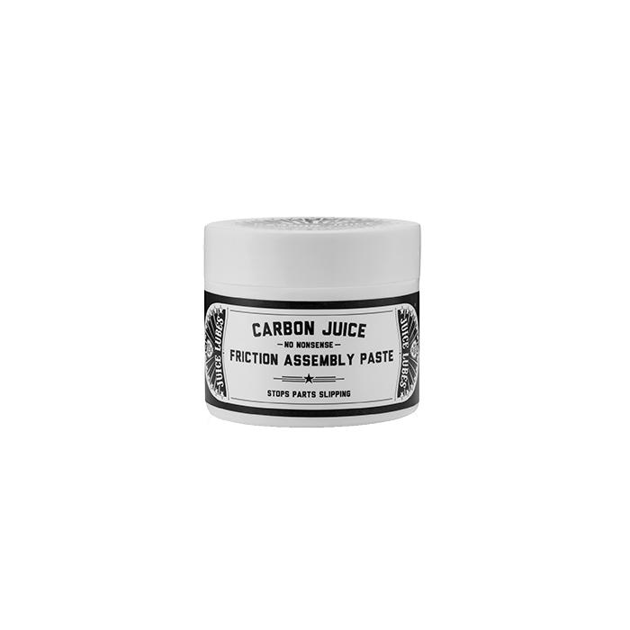 Juice Lubes Carbon Juice 50ml tube, a specialized friction paste for securely assembling carbon bike parts.