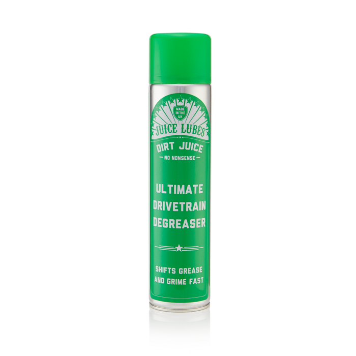 Juice Lubes Ultimate Workshop Degreaser 600ml bottle, a powerful cleaner for heavily soiled bike components.

