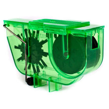 Juice Lubes The Dirty Little Scrubber, a compact chain cleaning tool for bicycles.

