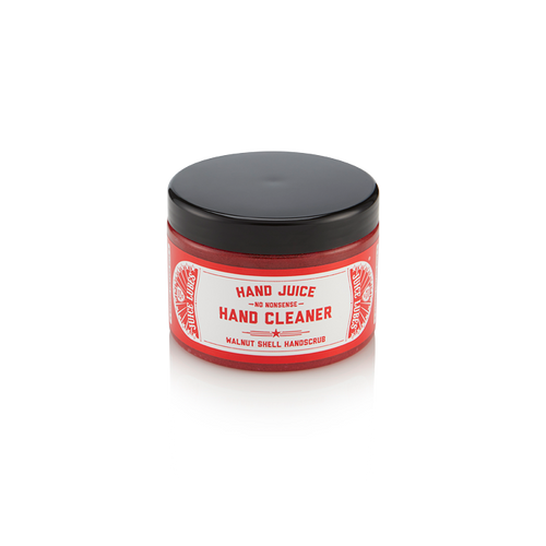 Juice Lubes Hand Juice Beaded Hand Cleaner 500ml bottle, a heavy-duty hand cleaner for cyclists.

