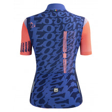 Santini slim fit women’s cycling jersey with print design