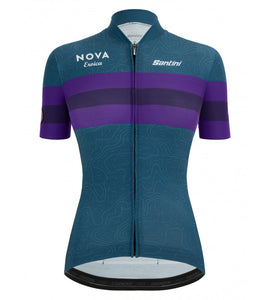 Santini Eroica Opera Womens Jersey (Teal)
