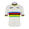 Shop Santini UCI Official World Champion Eco Jersey (White) Online in India | United By Cycling