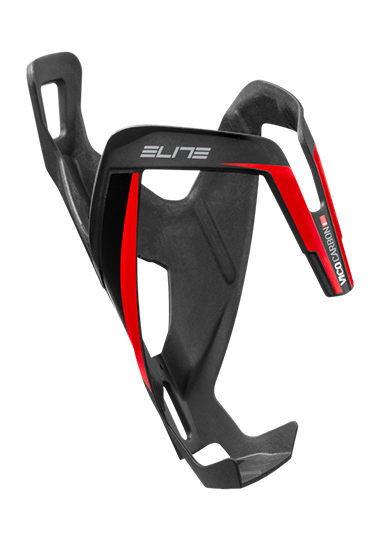 Shop Elite Bottle Cage Vico Carbon Matt Red Graphic Online in India | United By Cycling