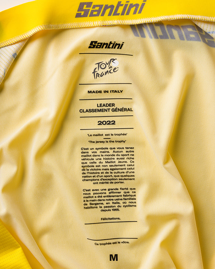 Santini Tour De France Overall Leader Jersey (Yellow)
