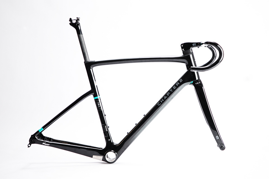 Shop Chapter2 TOA Race Disc Brake Frameset (Glossy Black - TUHUA)  Online in India  | United By Cycling